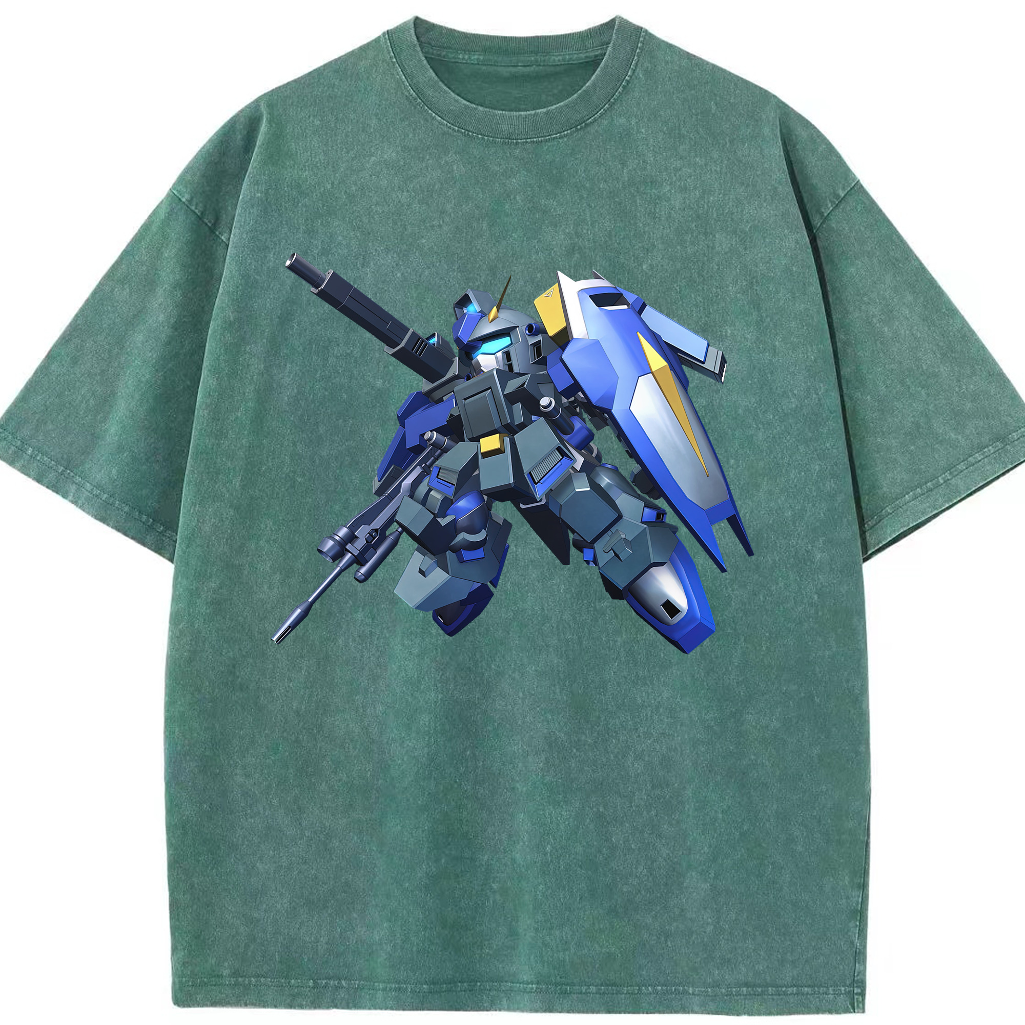 （画像用） 機動戦士ガンダム Mobile Suit Gundam 綿100% ヴィンテージ風 半袖Tシャツ（フロントプリント）